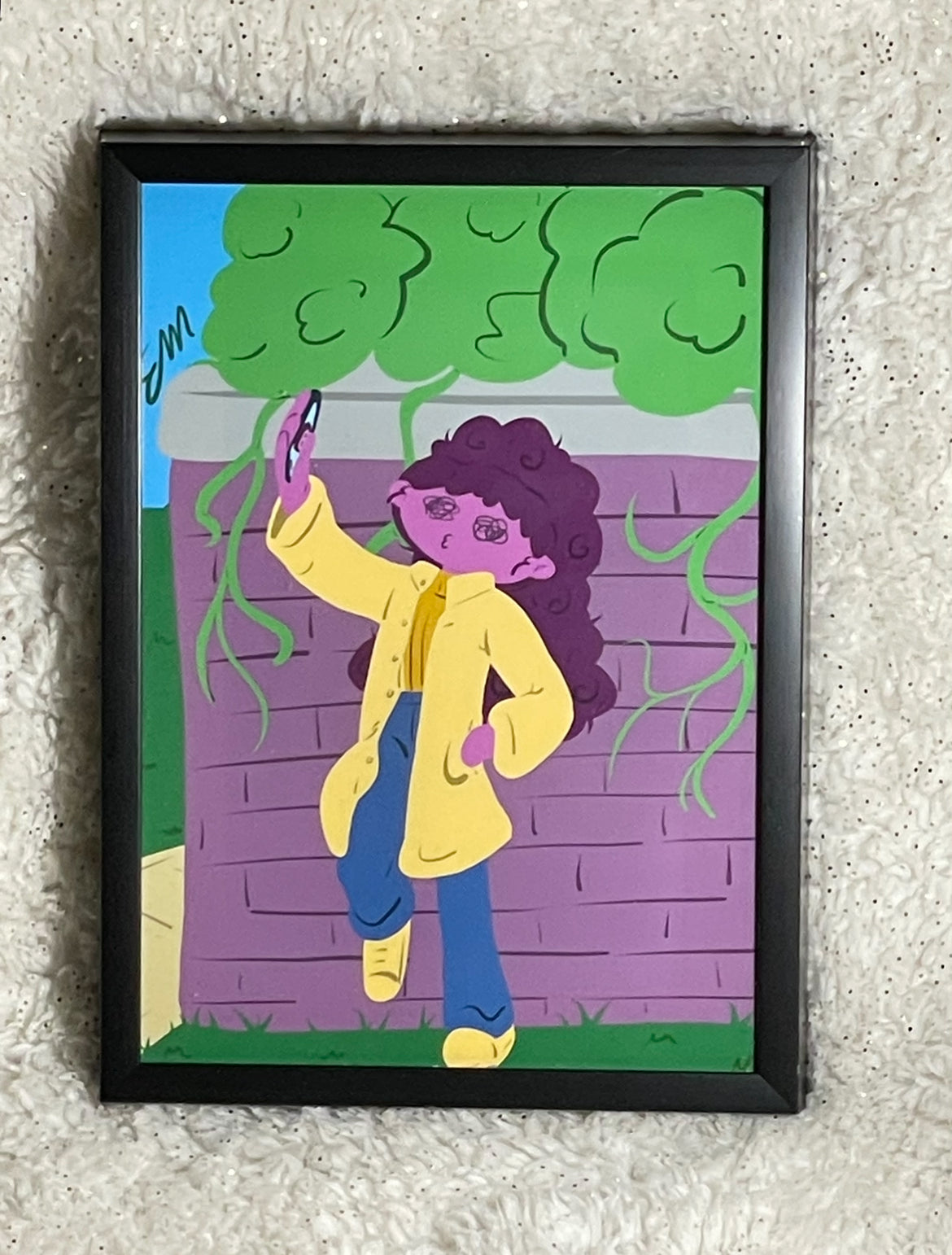 Selfie on the Wall